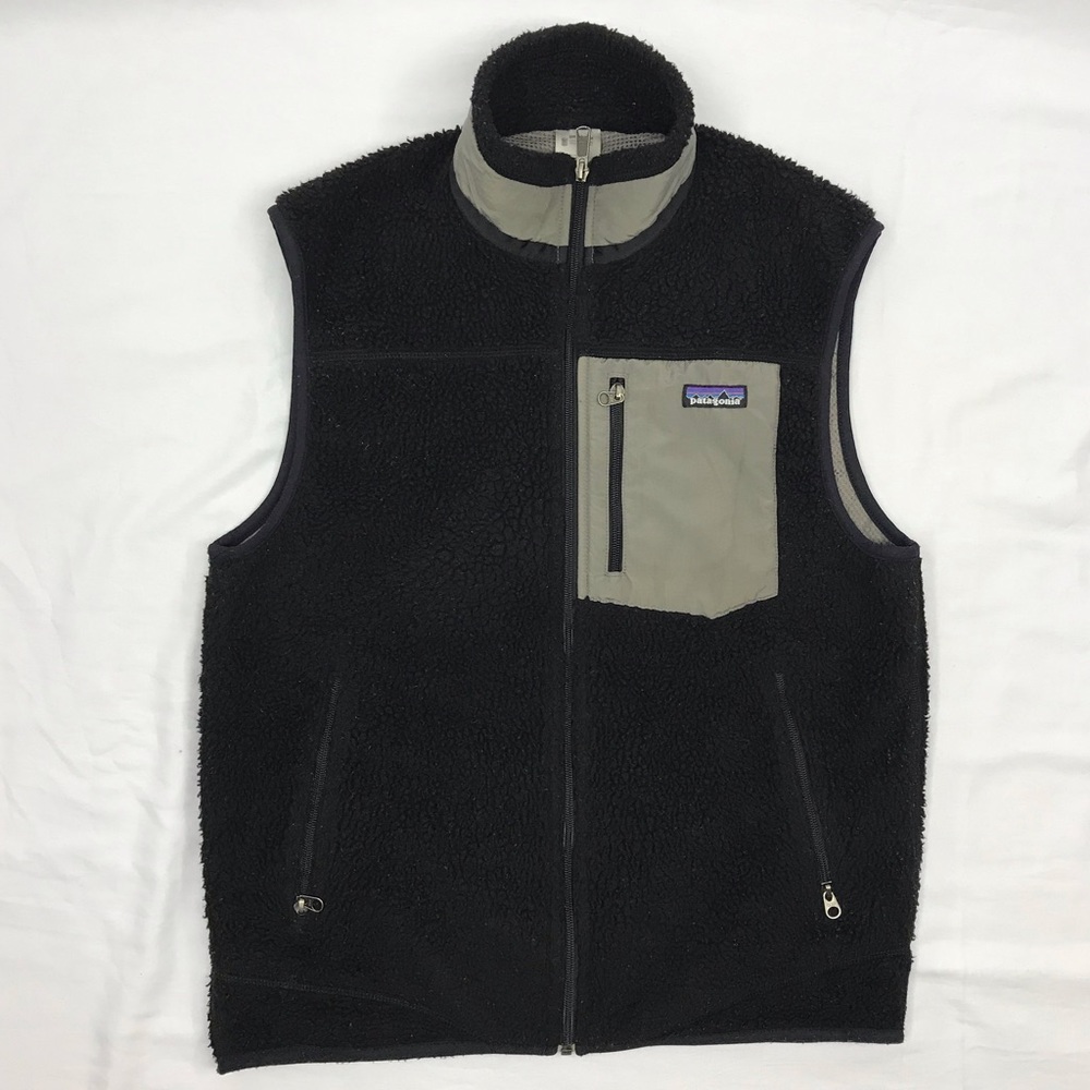 Patagonia black Sherpa Fleece Vest